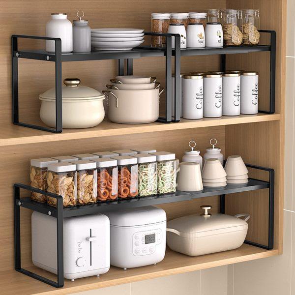 厨房酱油醋调味瓶置物架可伸缩柜子橱柜内家用碗碟盘子杯子置物架,厨房/烹饪用具,厨房墙壁置物架/厨房墙壁挂架,淘宝优惠券,粉丝福利购,淘宝优惠卷