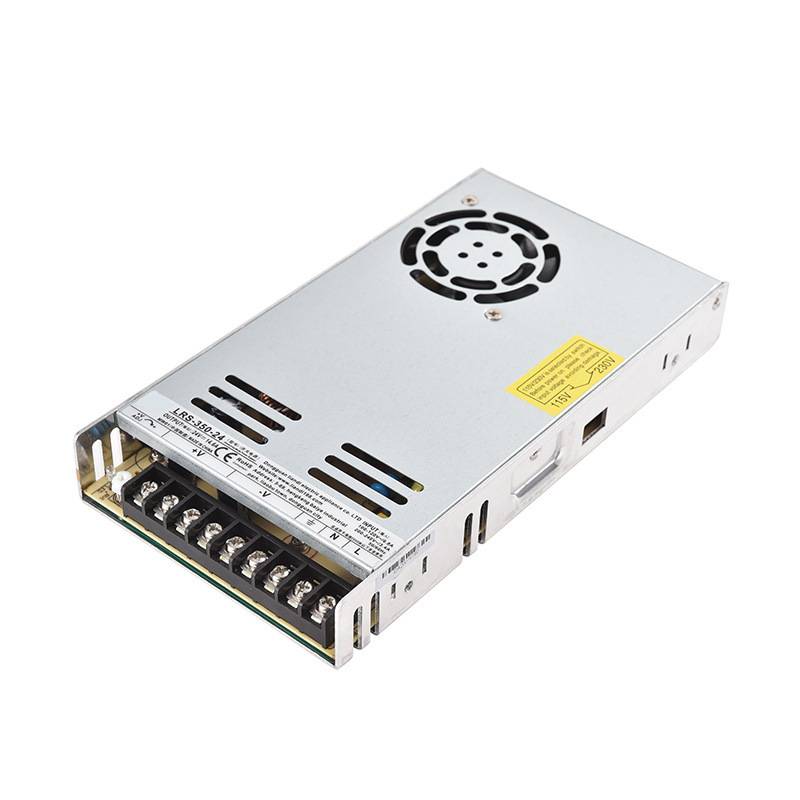 PFC开关电源350W-24V14.6A工控超薄款AC110V转24V直流电源LRS/NES