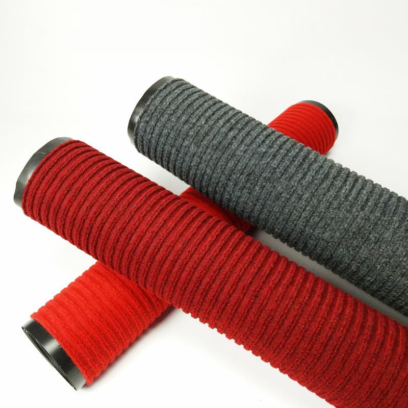 双条纹地毯地垫PVC门垫办公室进门脚垫酒店客厅除尘垫子厂家