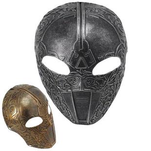 新生化兵CS野战防护铁血战士面具万圣节面罩派对野战装备影视道具