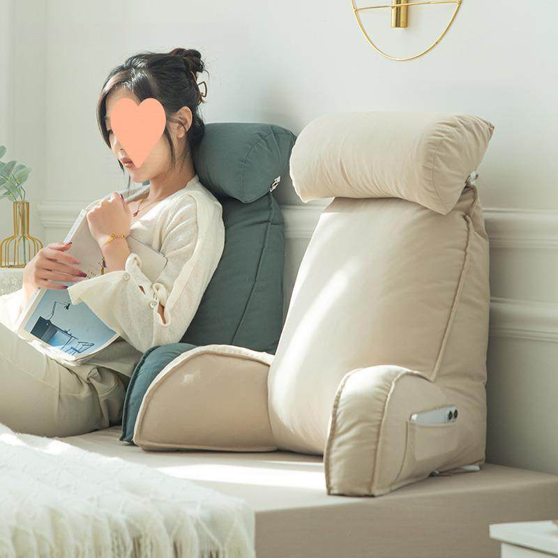 床头软包大靠背垫床上靠枕护颈靠垫抱枕宿舍学生简约沙发护腰枕头,居家布艺,抱枕被,淘宝优惠券,粉丝福利购,淘宝优惠卷