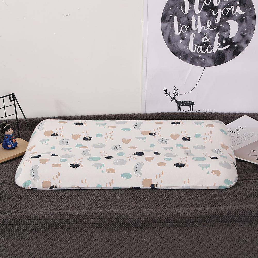 儿童波浪型记忆棉枕芯慢回弹记忆棉枕头棉质枕套搭配品质睡眠