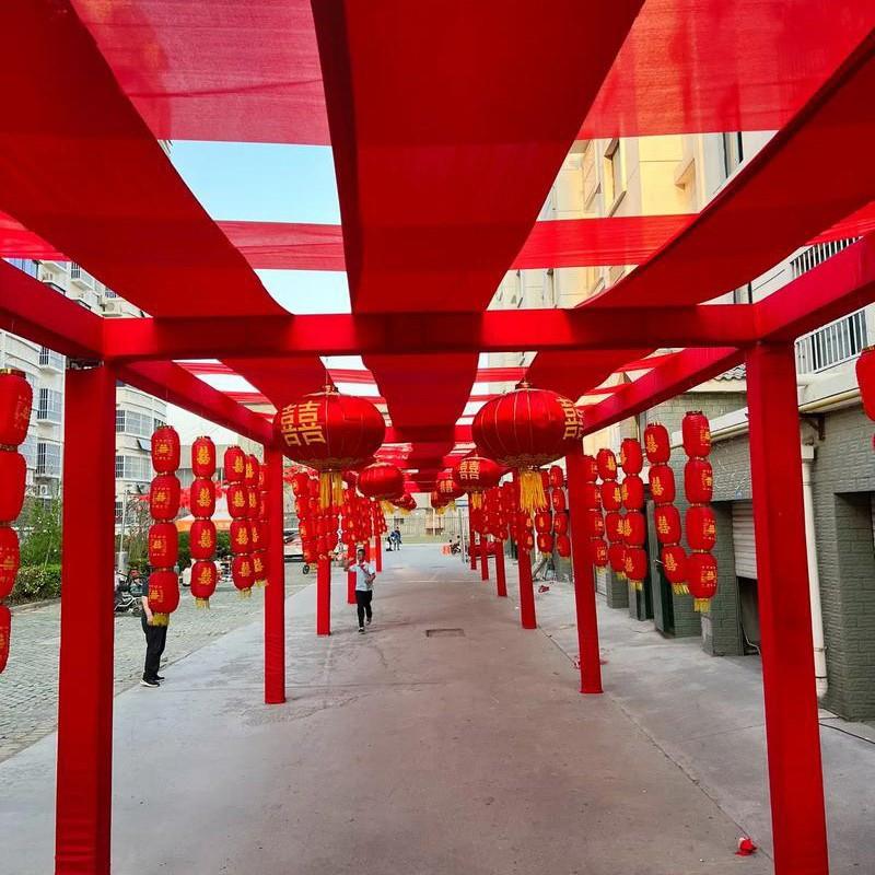 背户外台展架婚礼景举音升机舞灯光响婚庆装饰手摇桁架升500降器