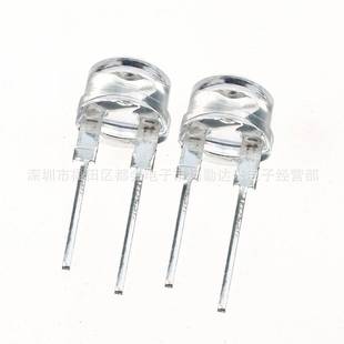 0.75W超高亮F8草帽白光8mm草帽白灯大支架大芯片手电筒led灯珠