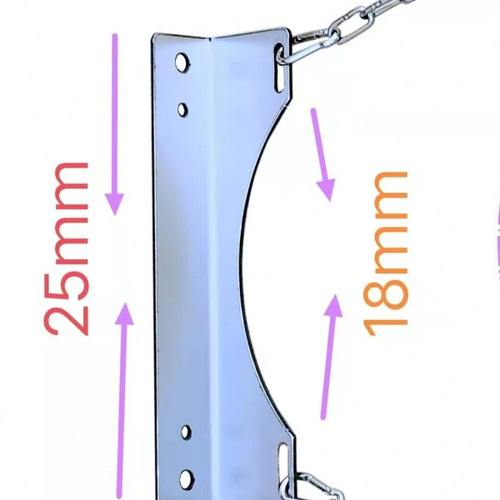 不锈钢医院厨房库房墙上气瓶固定架防倒架链条紧固架