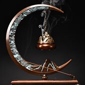 纯铜香薰炉室内茶道悬挂熏香炉吊炉家用大号檀香炉香插线香炉摆件