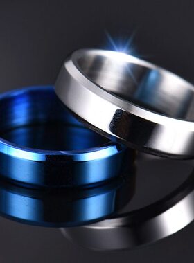 简约个性潮流时尚潮男日韩版尾戒指男士单身潮人食指环嘻哈首饰品