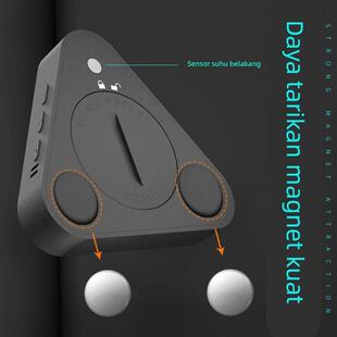 中科新款可校准鱼缸温度计淡海水缸乌龟缸高精度缸外外贴水温计