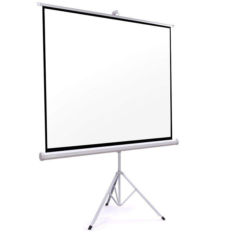 红叶支架幕布100寸84寸120寸投影布投影仪幕布移动便携式折叠正品