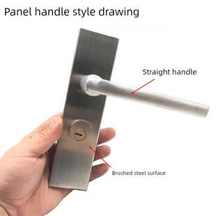 5745单舌房间门锁孔距140mm室内门锁可替换EKF执手锁老式 通用型