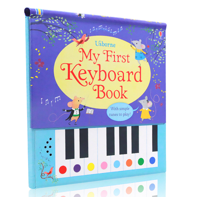 英文原版绘本 My First Keyboard Book 钢琴发声书 Usborne 儿童