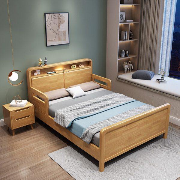 适合老年人专用床实木护理床单人床1米2家用敬老院1米小床带扶手