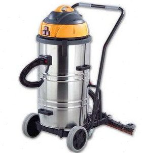 皓天HT772A-2W77升双马达带扒式洗尘机77L不锈钢桶吸尘吸水机