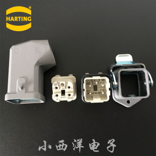 STI HARTING重载连接器 4芯5芯 针哈丁浩亭航空插头 HAN