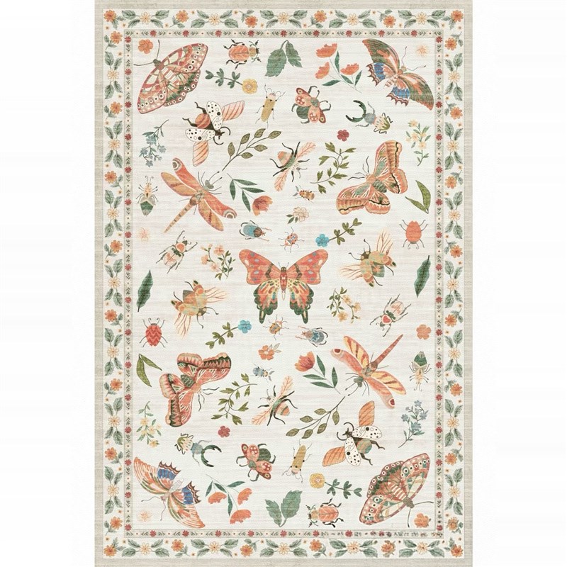 TipToe原创画 画稿地毯客厅卧室2025新款大面P积全铺床边红地毯垫