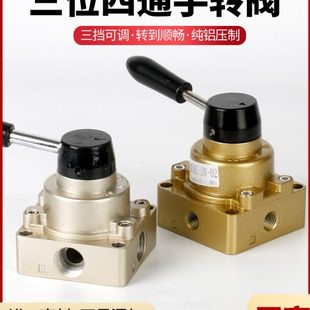 气动开关手转阀HV 200D气缸控制阀换向气阀阀手扳阀 200B手动阀HV