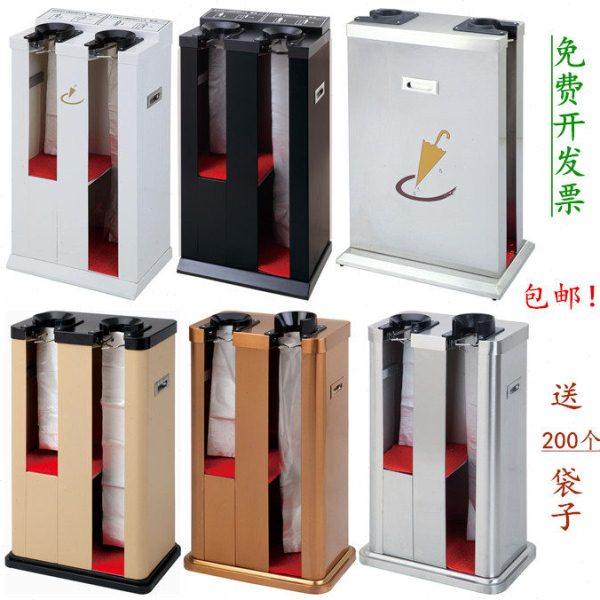 单头双头自动雨伞袋机不锈钢伞套机酒店门口豪华雨伞机雨伞打包机