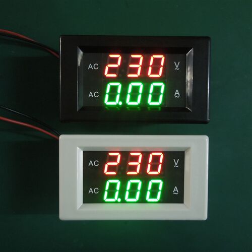 AC0-500V交流电压电流表头 数显表头 220v380v二合一数字双显示表