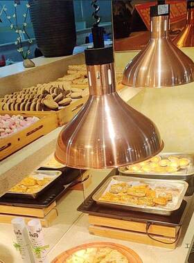 伸缩保温灯降挂物式食保温自助升餐餐饮干GVY超市定制食货品加热