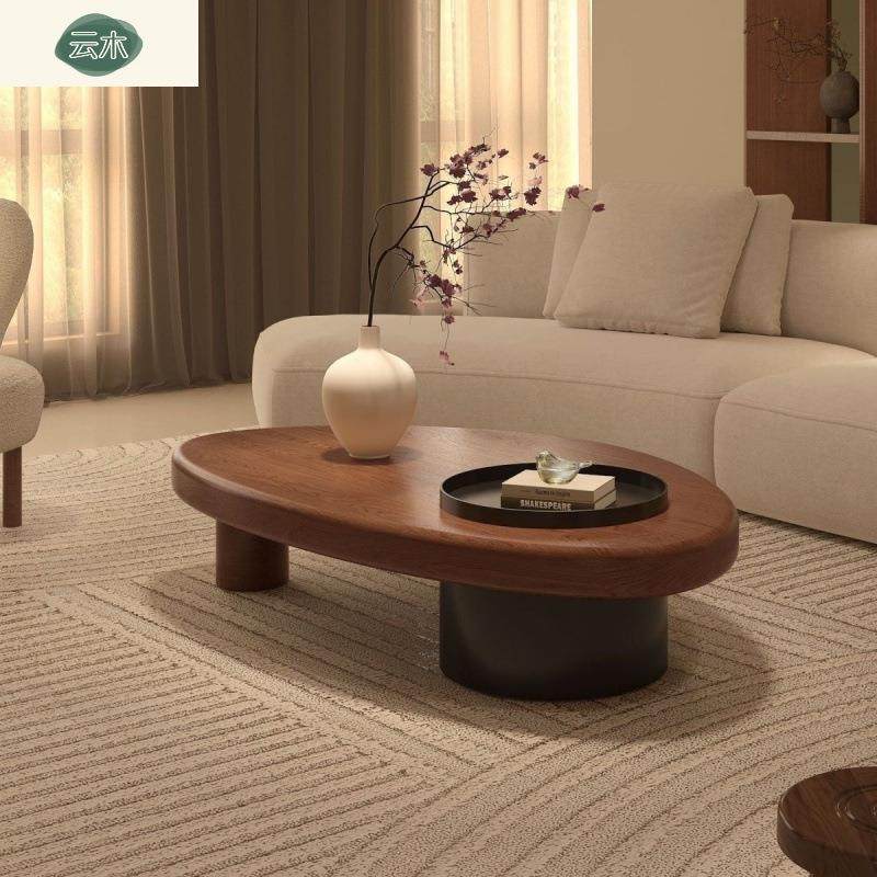 新款异简约茶几小户厅型ZDJ创意中古风木茶几茶桌家用客形实茶几,住宅家具,茶几,淘宝优惠券,粉丝福利购,淘宝优惠卷