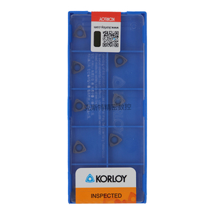 克洛伊数控U钻刀片 加工钢件 WCMT030208 PC5335 不锈钢 C20N 正品