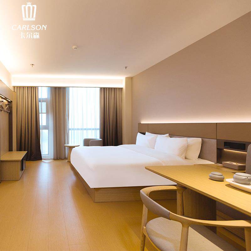 全季5锁.0连酒店标间家套具全72民宿公寓床屏床箱全套源头工厂