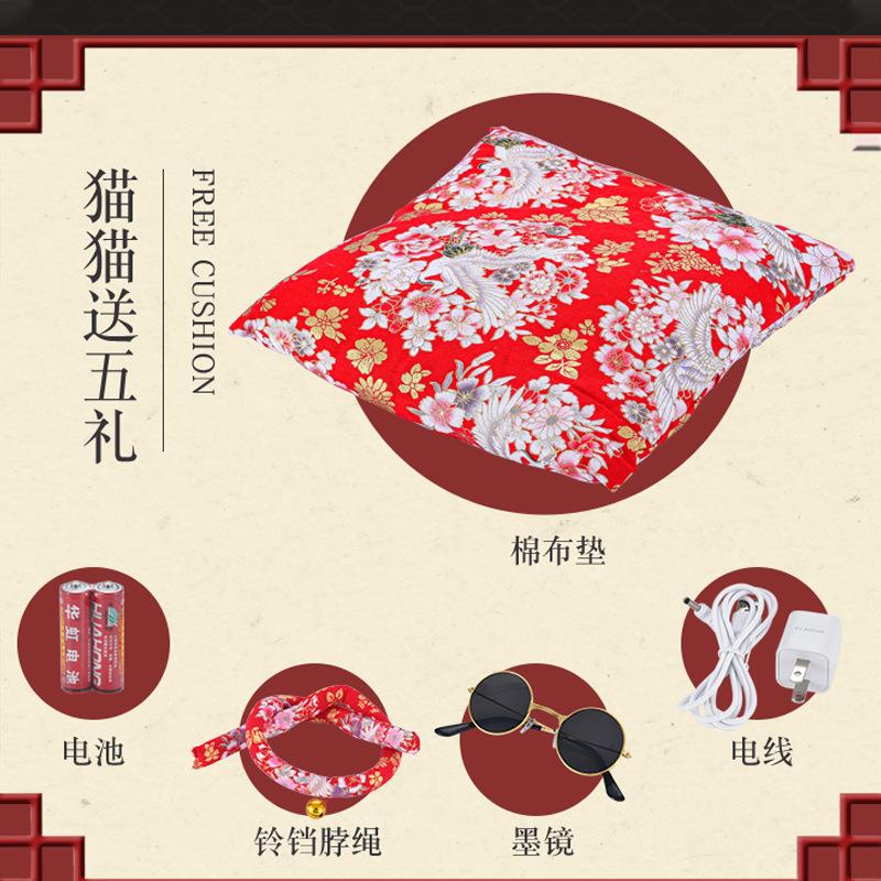 动22CM25CM28台CM招财猫装饰摆开业送礼自招手件店铺前32收银摆放