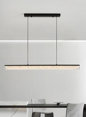 意式餐厅灯轻吊奢高级感2025新款代现简约一长条岛台吧字93057台