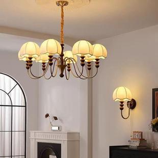 照迎法式 古南洋风主房复间主卧室古 vi83529ntage中客厅卧吊灯美式