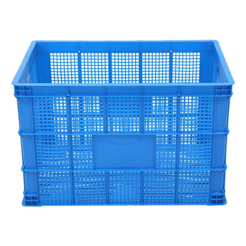 大号长方7形加轮子塑料周OSJ转筐55塑服装纺织胶框快递物可流框子