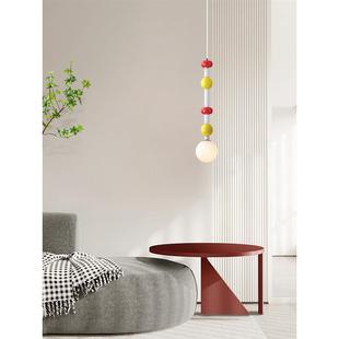 马卡龙包豪斯床吊现代简约新头款 油206风吊奶线灯网红儿童房小灯