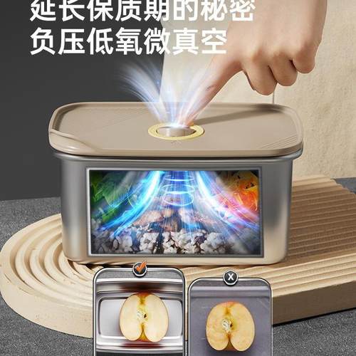 封不锈钢保鲜盒304盒食品级饭盒318密水便当冰果箱方带盖