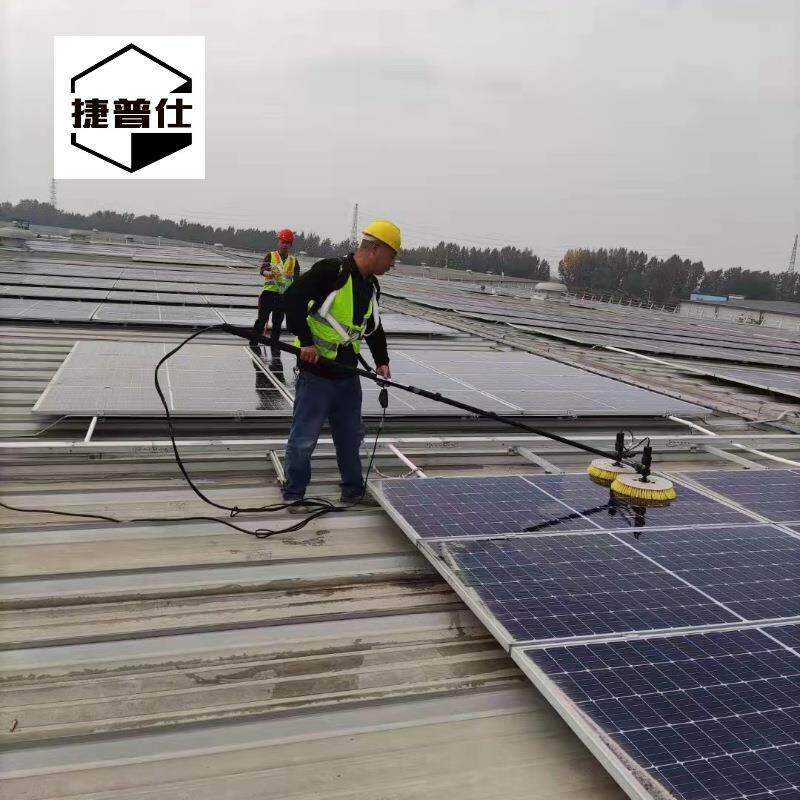 光伏板清洗机器板无品牌/人阳能电动清洁通喷刷发电水组件工具太