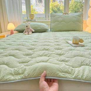 春夏泡泡夹棉2床垫泡学生宿舍025泡厂家直供加厚夹棉床单单纱件套