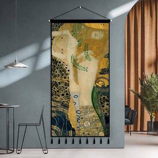 寸艺术画挂毯装饰大尺布布艺挂画卧室玄关走廊墙壁挂竖版背景ltao