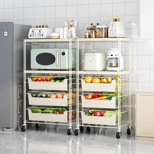 厨房蔬菜置物架菜架地子多水层抽拉收纳筐果果蔬收纳GSL-0505储落