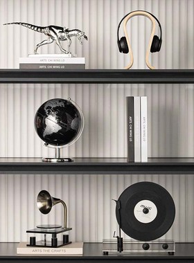 轻奢意式高档别墅客厅电视柜壁龛摆件G现代展示酒柜软装高级感饰