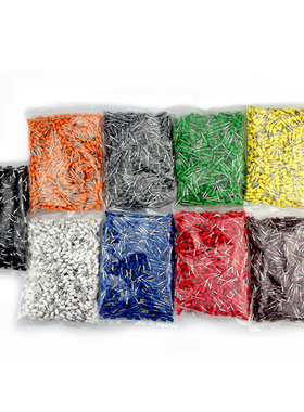 VE0508 欧式端子冷压插针管型端子接线端子铜鼻子E0510针型端子