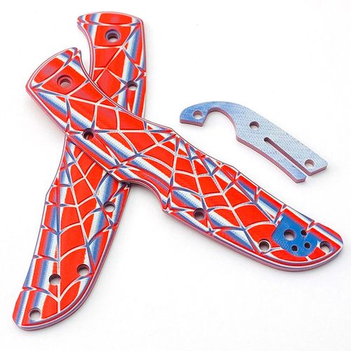 蜘蛛C10刀柄贴片蜘蛛G10复合材料 Spyderco Endura 4 刀柄G10贴片