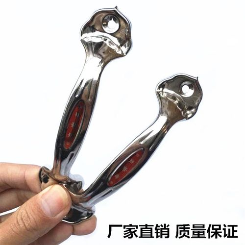 4/5/6寸不锈钢拉手铝合金木门把手防蚊橱柜门通用明装轻便拉手201