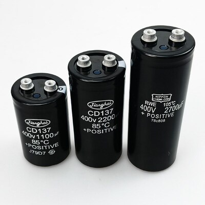 适用于东芝电梯变频器电容400V1100UF400V2200UF400V2700UF原装