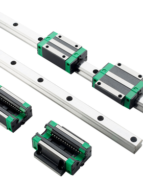 直线导轨滑块线轨HGH/HGW15/20/25/30/35/45CAHA线性方型法兰型长