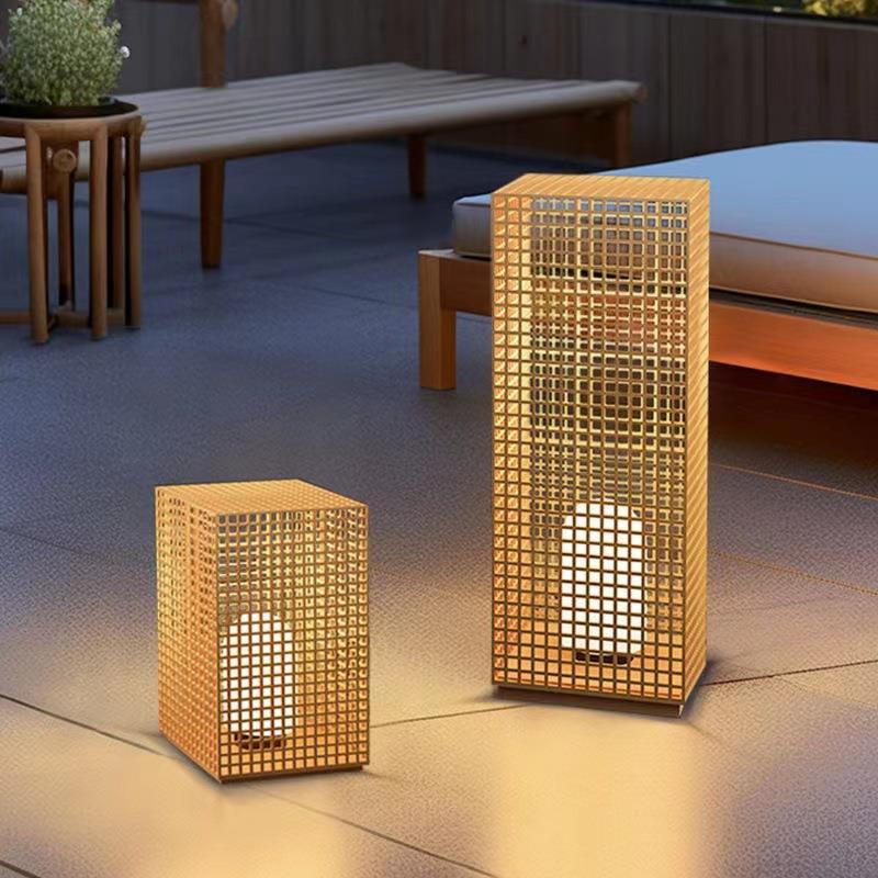 草坪户外庭院造景布置景观灯太阳能室外别墅花园院子造景落地灯