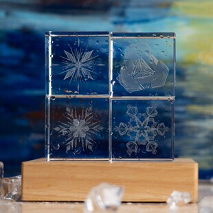 雪花礼物女孩f圣诞节送女朋友女生文艺惊喜天空市集新奇特新年好