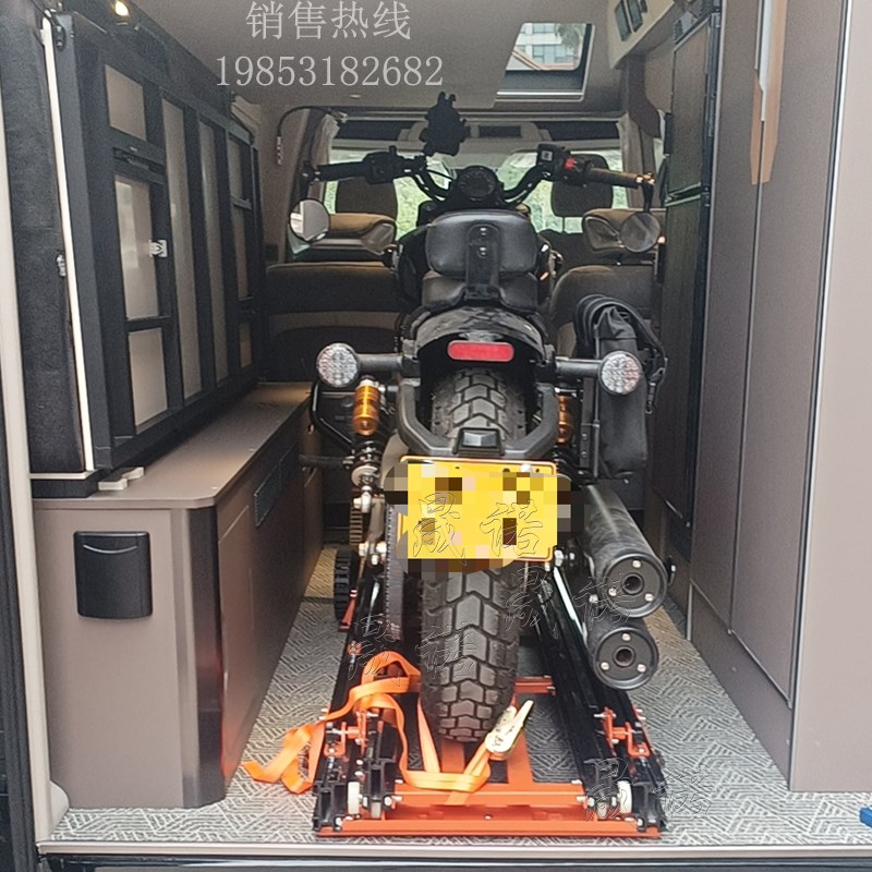 摩托机车皮卡商务l房车摩旅行装载手电筒动折叠上下起落升降运输