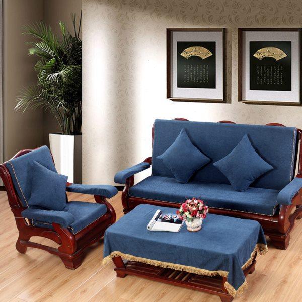 实木红木质沙发坐垫加厚海绵纯色中式防滑联邦春秋椅带靠背连体垫,居家布艺,沙发垫,淘宝优惠券,粉丝福利购,淘宝优惠卷