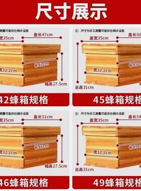 德国进口中蜂箱土养蜜蜂桶杉木蜂箱养蜂蜂箱杉木标准蜂箱土养蜂箱
