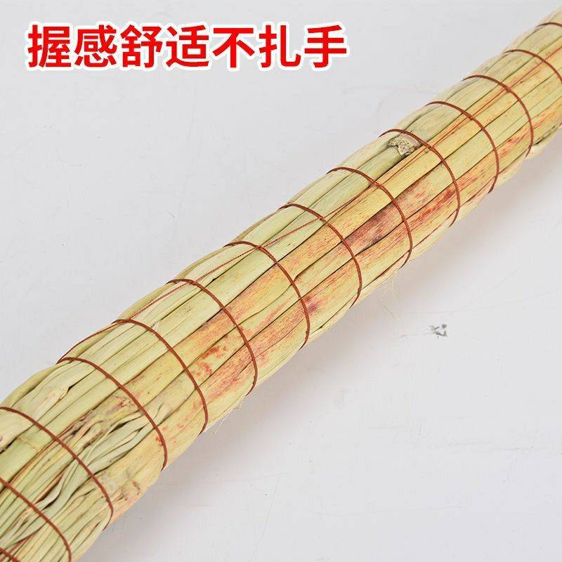 手工编织高粱苗扫把家用老式笤帚传加厚户外庭院大号地面清洁工具