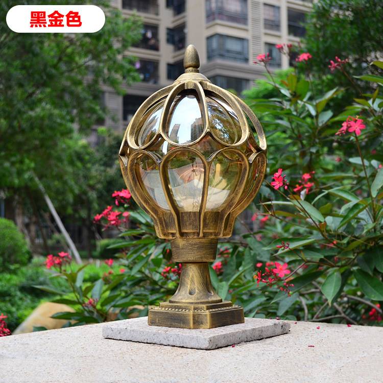 防水圆球灯节能围墙灯室外花园景观灯别墅led户外庭院灯玻璃灯罩