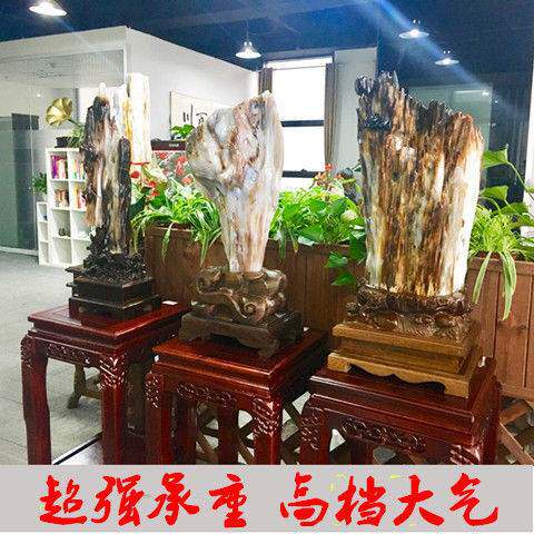 实木花架盆景架炕桌飘窗桌客厅中式鱼缸架多层置物架子茶几花泉熔